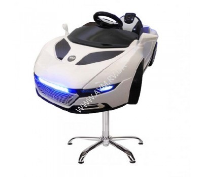 Детское парикмахерское кресло Tesla Cabrio A1 white